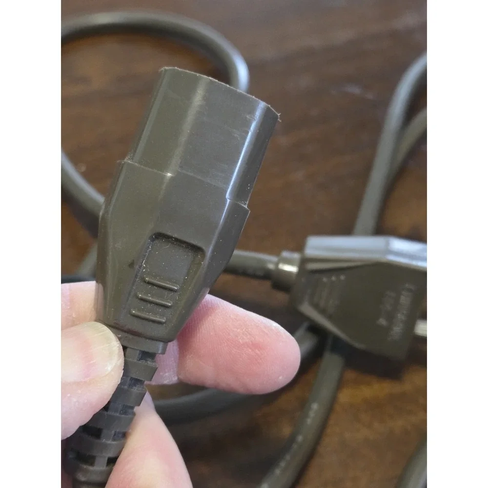 IEC 60320 C13 connector, often called a kettle lead or computer power cord, 2